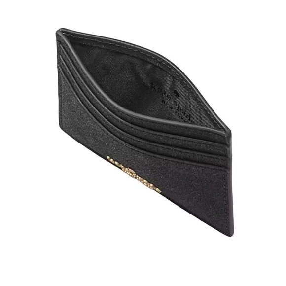 Kate Spade New York Glimmer Small Slim Card Holder Black KE448 NWT - Picture 3 of 4